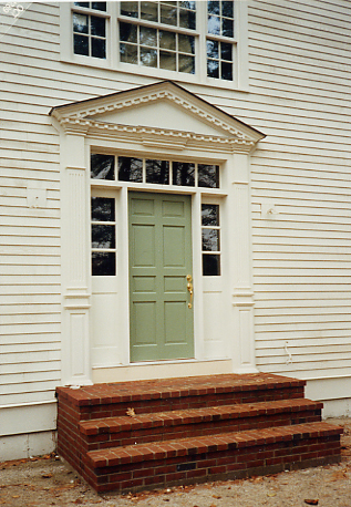 front door trim detail