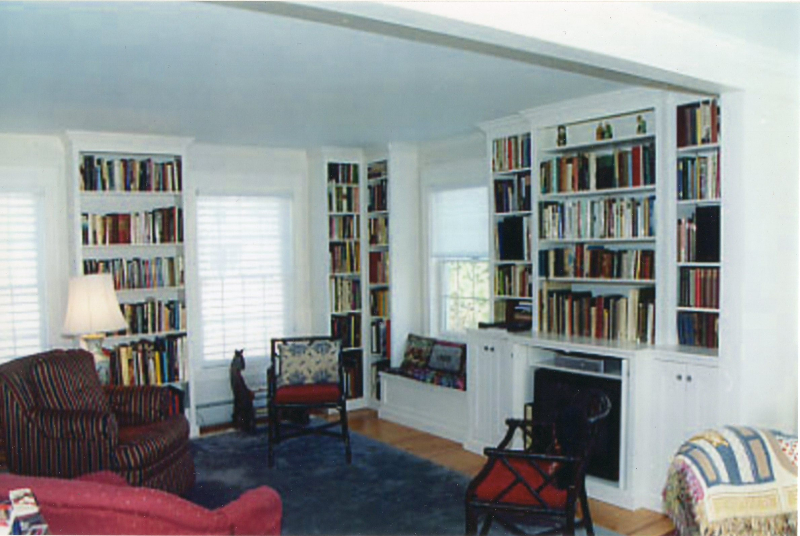 bookcasing and cabinets